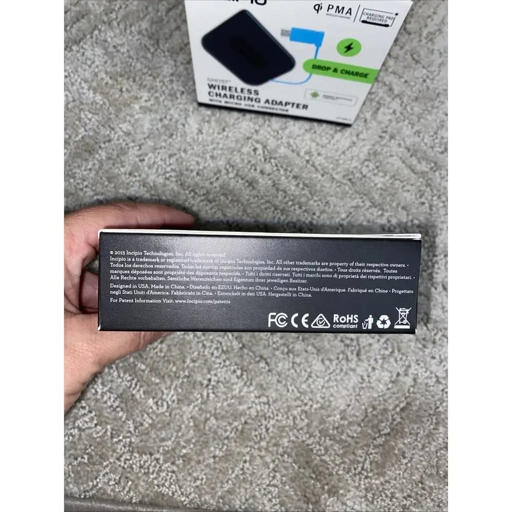 8 NEW Incipio Ghost Wireless Charging Adapter with Micro USB Connector Android